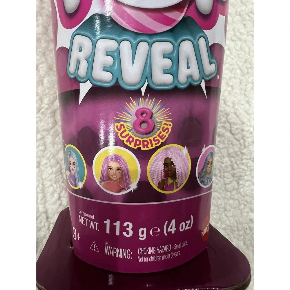 BARBIE DOLL Pop Reveal BOBA in Pink BERRY BLISS Cup w 8 SURPRISES New SEALED NIB